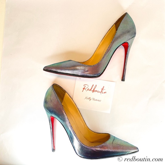 ♥️ Sold LOUBOUTIN Tissu Scarabe So Kate 120 pump - Picture 7 of 8